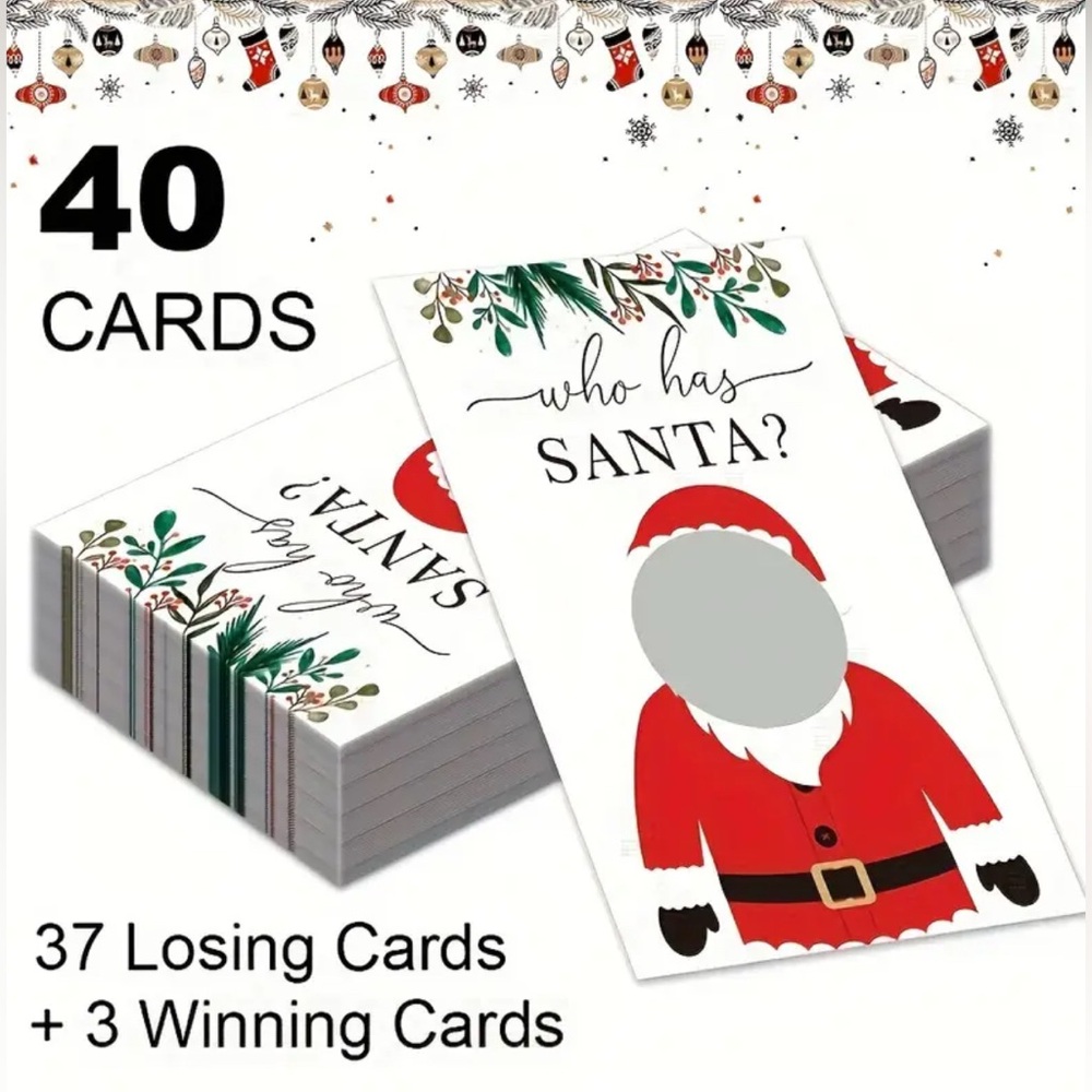 Christmas Santa Card Game NWT
